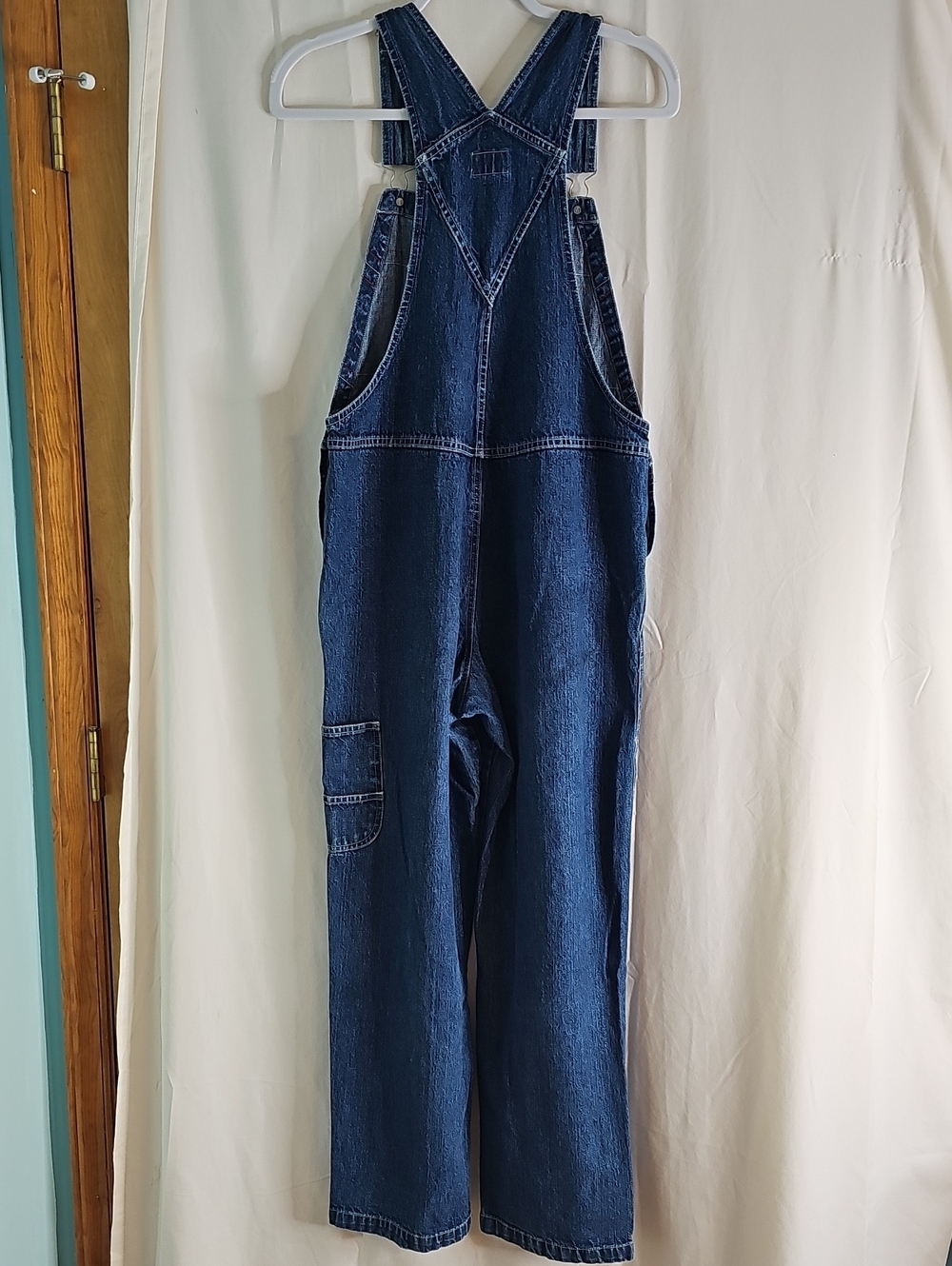 VINTAGE B.U.M. EQUIPMENT ORGINAL ISSUE EST. 1987 Classic Dark Blue Overalls - Picture 6 of 8
